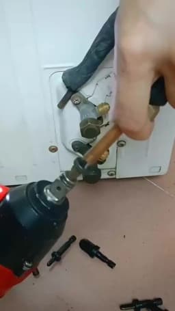 5In1 Air Conditioner Copper Pipe Expander Swaging Drill Bit Set Swage Tube Expander Soft Copper Tubing Tools
