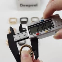 5/10/20Pcs 15/16/19mm Metal D Ring Buckles Bag Side Clips for Handbag Chain Handles Connector Bags Strap Hardware Accessories