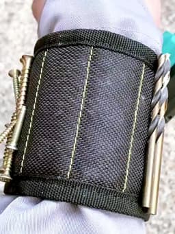 Magnetic Wristband for Holding Screws,Nails,Drilling Bits,Wrist Tool Holder Belts with Strong Magnets,Cool Gadgets for Men, wome