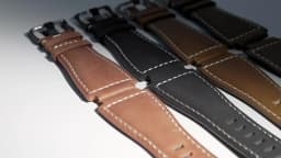 35-24mm convex cowhide band For Bell Ross B&R BR-01 BR-03 Men Genuine leather watchband silicone rubber waterproof watch strap
