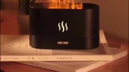 Vissko Aroma Flame Diffuser 180ML Air Humidifier Ultrasonic Aromatherapy Cool Mist Maker Essential Oil Lamp Difusers For Home