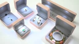 LED Ring Box Wedding Engagement Pendant Bangle Bracelet Earring Storage Case Customized Logo Gift Packaging