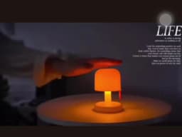 Mini Desktop Sunset Night Lamp Creative USB Rechargeable Mushroom Style Led Night Light for Coffee Bar Home Decor Bedroom