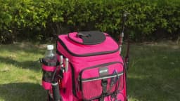 Goture 55L Large Fishing Backpack, Waterproof Non-Slip Bottom, Adjustable Compartment Rod Holders for Professional Anglers
