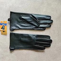 New Ladies Sheepskin Touch Screen Gloves Single Leather Thin Unlined Classic Solid Color Versatile Straight Driving Gloves