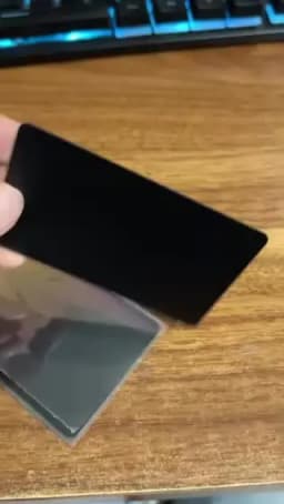 NFC215 Black Cards Rewritable NFC NT-AG215 PVC Cards Blank Easy Convenient Programmable NFC Business Card Chip 504Bytes