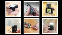 Y4000 Mini Keychain Camera With Screen HD 1080P Portable Retro kids Cam Ultra Compact Pocket DV Video Recorder With Flash Lamp