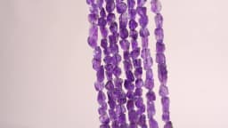 8-12mm Natural Stone Uruguayan Amethyst Irregular Raw Bead Loose Spacer For Jewelry Making DIY Necklace Bracelet Accessory 15"