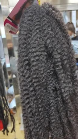 Marley Hair for Twists 18 Inch Long Afro Kinky Marley Braids Hair Kanekalon Synthetic Marley Braiding Hair Extensions Heymidea