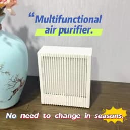 Desktop Air Purifier With HEPA Filter Portable Air Cleaner Odor Remover Air Freshener for Car Bedroom Office Mini Air Purifier