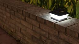 Solar - Powered Outdoor Pillar Lights with Auto On/Off, LED Landscape Lighting for Garden Pathways Fence Patio Posts