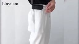 Adjustable No Buckle Waist Belt Men Work Tactical Belt with Release Metal Hook Strap Invisible Side Women Belts for Jeans Pants
