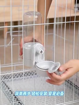 New Tepy Gravity Pet Auto Feeder Waterer Dog Water Supplies Hanging Cage Dog Basin Cat Bowl Automatic Feeder Pet Supplies