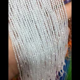 2 3 4mm Faceted Cubic Zirconia Beads Multicolor Zircon Round Loose Spacer Beads for Jewelry Making DIY Bracelet Necklace 15"