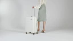 Kono Hard Shell Lightweight Pp Trolley Luggage Travel Bags Suitcase with Tsa Lock and 360 ° Spinner Wheels