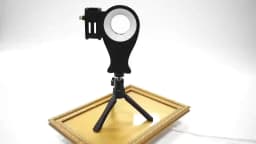 JUMTOP Dental Photography Ring Light, Adjustable Color Temperature and Brightness, Intraoral Filling Lamp