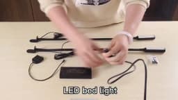 Bed Reading Lights for Headboard, Bedside Wall Mounted Reading Lamp, Touch to Adjust Brightness