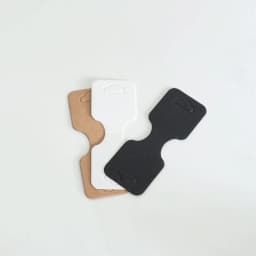 50pcs 9x3.4cm Foldable Kraft Paper Packing Cards for DIY Jewelry Display Holders Handmade Necklace Bracelet Retail Price Tags