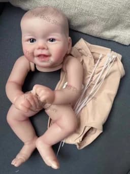 19inches Emmy Reborn Painted Doll Kits Soft Vinyl Reborn Baby Dolls Accessories DIY Realistic Toys DIY Reborn Dolls Kits