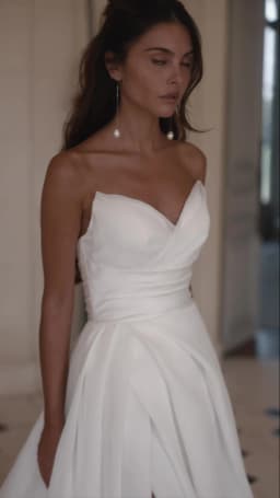Charming Pleat V-neck Organza A Line Wedding Dresses Side Slit Custom Made Bridal Grown 2025 Vestido De Noival