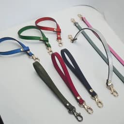 Genuine Leather Clutch Bag Wristlet Strap Buckle Hand Strap, Leather Camera Strap Bag Leather Handle