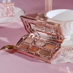 Flower Knows Makeup Set Swan Ballet Concealer Palette Embossed Blusher Shine Lipstick Kit With Bag THE SWEETIE BEAR Bunny Garden