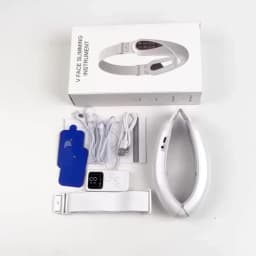 Electric V Face Lifting Beauty Device 5 Modes 15 Levels TENS Micro-current Firming Facial Massager Double Chin Removal Skin Care