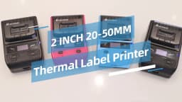 DETONGER DP23S Barcode QR Code Clothes Jewelry Price Tag Printer Android iOS Bluetooth Connection PC Printer
