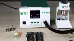 BST-863 heat gun welding table 1200W digital display LCD touch temperature controller anti-static electric wind gun