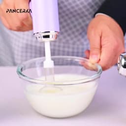 Electric Egg Beater Wireless Electric Food Mixer Handheld Mixer with 3 Speed Settings Baking Dough Cake Cream Milk Whisk
