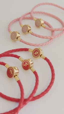 MOONLIGHT 12 Constellation Charm Bracelet Braided Leather Bracelet Leo Aries Gemini Taurus Libra Couple Accessories Jewelry Gift