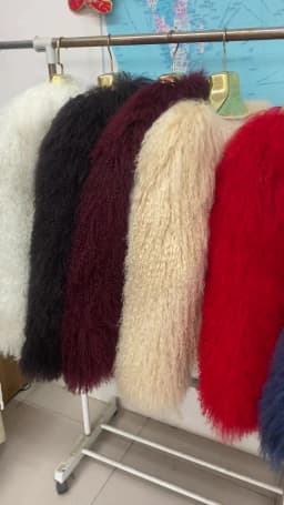 New 100% True Mongolia Sheep Large Size Fur Coat Sheep Fur Jacket Thick Warm Overcoat Hot Factory Outlet Discount