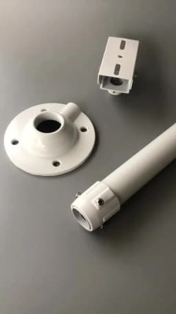 I-Type White Universal Monitoring Telescopic Bracket Bullet Security CCTV Camera Ceiling Mount Bracket Vertical Hoisting Support