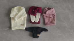 New 30/45/60cm Doll's Clothes for 1/3 1/4 1/6 Bjd Doll Loose Fitting Sweater Diy Girl Toys Dress Up Doll Accessories, No Doll