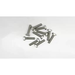 HZYUEGOU M3 M4 M5 M6 M8 A2-70 304 Stainless Steel Metric Thread DIN933 Outside Hex Head Bolt External Hexagon Head Screw