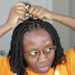 Springy Afro Twist Hair 1/3/8Packs Pre-Separated Marley Twist Braiding Hair Suitable for Damaged Kinky Afro Twist Synthetic Hair