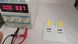Hot Sale 3V 3.7V DC 60mm 8mm LED Strip 1.5W 3W Warm Cold White Blue Red COB Light Source for DIY Bicycle Work Lamp