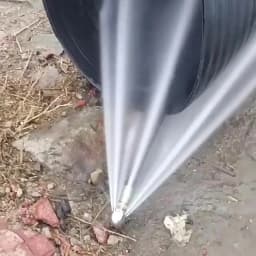 Stainless Steel High-pressure Nozzle Cleaning And Dredging Machine Small Car Washing Machine Accessories Dredging Sewage Holes