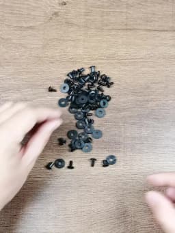 100pcs Belt Attachments Clips Screw Set Chicago Screw Comes with Washer for DIY Kydex Sheath Holster Hand Tool Parts