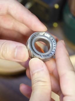 Magnetic Ring for Stress Relief Anti-Anxiety Fidget Toy Spinner Ring for Adults Cool Gadgets for Men Women, Birthday Gift Idea