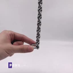 HQ SD01 Strong Solid Stainless Steel 304 Keel P Chain Dog Leash Collar for Small Middle Giant Pets Training 45-75CM Length