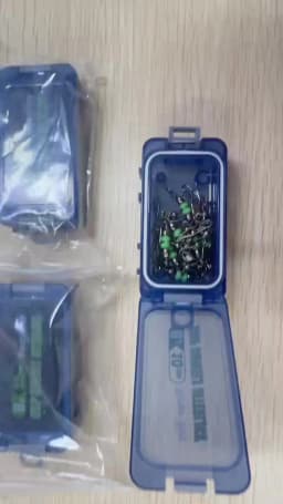 New 10pcs 1-2-3-Way Fishing Snap Connector 6#/8#/10# Stainless Steel Luminous Fishing Pin Connector Barrel Swivels Tackle