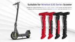 Ulip Scooter Upgrade V2.0 Foot Support Expandable Side Parking Kickstand For Xiaomi/Max G30/Zero/Kaabo/Vsett 9 Electric Scooter