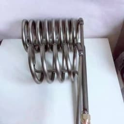 1PCS Titanium Tube Coil Evaporator for 1P 1.5 2 2.5 3 5P Aquarium Chiller Heat Exchanger Fish Tank in Seafood Pond