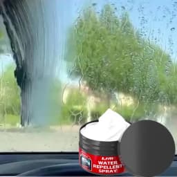 Car Glass Waterproof Paste Kit: Hydrophobic Anti-Rain/Anti-Fog Coating, Suitable for Car Windows, Mirrors & Bathroom Glass