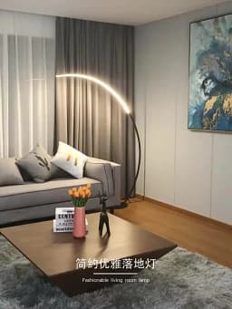 Nordic LED Corner Floor Lamp Simple Black White Floor Light For Dining Room Living Room Bedroom Study Home Decor Stand Light