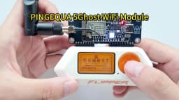 5Ghost WiFi Development Board for Flipper Zero, (BW16)2.4Ghz 5Ghz GPIO Module with High-Gain 8dBi Antenna, IoT Devboard PINGEQUA