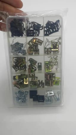 15 Kinds Models Metal Clips Fits Car Body Radios Dashboard DVD U-Type Retainers Instrument Trim Panel