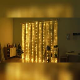 Solar LED String Lights Curtain Light Outdoor Garden Solar Copper Wire Fairy Lights Wedding Holiday Christmas Decor Solar Lamps