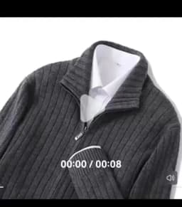 Men's Coat Winter Thickened New 100% Merino Wool Sweater Business Casual Zipper Lapel Cardigan Long Sleeved Warm Knit Jacket